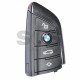 OEM Smart Key for BMW Buttons:4 / Frequency:434MHz / Transponder:NCF2951 / Part No:2530380-01 / Blade signature:HU100R / Manufacture:VALEO / Keyless Go FOR BDM