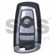 Smart Key for BMW F-Series Buttons:4 / Frequency: 868MHz / Transponder: HITAG PRO / Blade signature: HU100R / Immobiliser System: CAS4/ FEM / Part. No: 66129254906 / Keyless Go