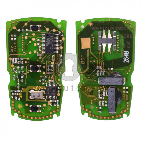 OEM Smart Key (PCB) for BMW E-Series Buttons:3  Frequency 315 MHz Transponder PCF 7945 Keyless GO for CAS 3/3+