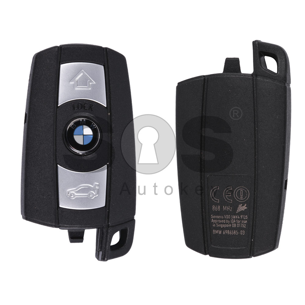 OEM Smart Key for BMW E-Series Buttons:3 / Frequency:868MHz  