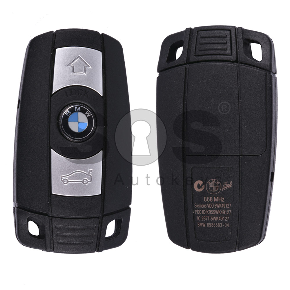 Smart Key for BMW E-Series Buttons:3 / Frequency:868 MHz