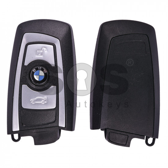 OEM Smart  Key for BMW F-Series Buttons:3 / Frequency:868MHz / Transponder:PCF 7953 / Blade signature:HU100R / Immobiliser System: FEM / Keyless Go / Part. No: 9 254 890 - 02