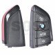 OEM Smart Key for BMW Buttons:4 / Frequency:434MHz / Transponder:NCF2951 / Part No:2530380-01 / Blade signature:HU100R / Manufacture:VALEO / Keyless Go FOR BDM