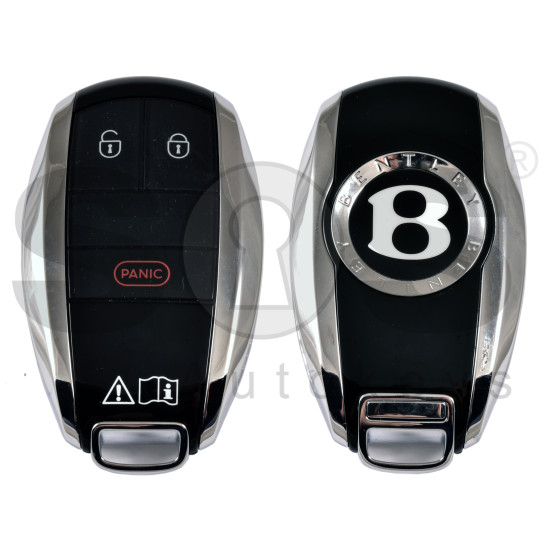 OEM Flip Key for Bentley Buttons:2+1P / Frequency:433MHz / Transponder: MLB LOCKED   / Blade signature:HU162T / Part No : 3SA 959 753K /   Keyless Go