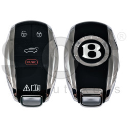 OEM Flip Key for Bentley BENTAYGA Buttons:3+1P / Frequency:433MHz / Transponder:     / Blade signature:HU162T / Part No :   /   Keyless Go