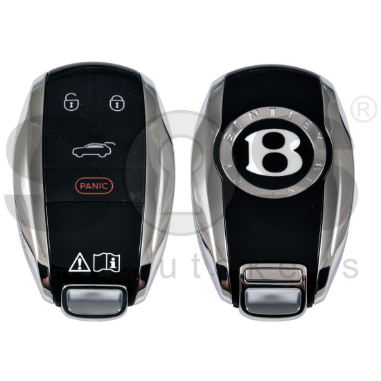 OEM Flip Key for Bentley BENTAYGA Buttons:3+1P / Frequency:433MHz / Transponder:     / Blade signature:HU162T / Part No :   /   Keyless Go