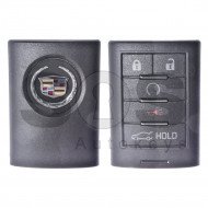 OEM Smart Key for Cadillac Buttons:5 / Frequency: 434MHz / Transponder: PCF 7952 / Blade signature:HU100 / Manufacturer: Hella / Keyless Go (Automatic Start) OEM Smart Key for Cadillac Buttons:5 / Frequency: 434MHz / Transponder: PCF 7952 / Blade signature:HU100 / Manufacturer: Hella / Keyless Go (Automatic Start)