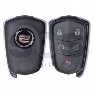 OEM Smart Key for Cadillac ATS 2015 Buttons:4+1 / Frequency: 433 MHz / Transponder: HITAG2/ ID46/ PCF7937E / Blade signature: HU100 / Part No: 13580793 / Keyless Go (Automatic Start)