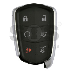 OEM Smart Key for Cadillac Buttons:5+1 / Frequency: 433 MHz / Transponder: HITAG2/ ID46/ PCF7937E / Blade signature: HU100 / Part No: 13598516A / Keyless Go (Automatic Start)