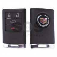OEM Smart Key for Cadillac Buttons:4 / Frequency:433MHz / Transponder:PCF 7952 / Blade signature:HU100 / Part No:9259721-02/TIK-CAD-32 / Keyless Go OEM Smart Key for Cadillac Buttons:4 / Frequency:433MHz / Transponder:PCF 7952 / Blade signature:HU100 / Part No:9259721-02/TIK-CAD-32 / Keyless Go
