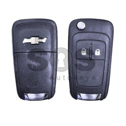 OEM Flip Key for Chevrolet Cruze Buttons:2 / Frequency:433MHz / Transponder:PCF Type E/HITAG 2/ID46 / Part No:GM13587613 / Blade signature:HU100 / Immobiliser System:BCM / Keyless Go