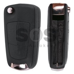 OEM Flip Key for Chevrolet Epica/Captiva Buttons:3 / Frequency:433 MHz / Transponder:Tiris DST 4D60 / Blade signature:DWO5 / Immobiliser System:BCM / Part No:E5-116RA-000043/95032390 