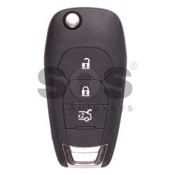 OEM Flip  Key for Chevrolet Buttons:3 / Frequency:315MHz / Transponder:HITAG2/ID46/PCF7937 / Blade signature:HU100 / Immobiliser System:BCM / Part No:135891138