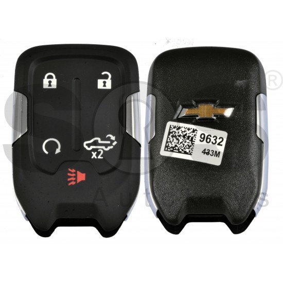 OEM Smart Key for Chevrolet Silverado  2019+ Buttons:4+1 / Transponder:PCF7941/NCF295/HITAG2 /EXTENDED / Frequency:434MHz / Part No : 13529632  / Keyless Go