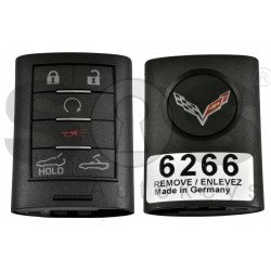OEM Smart Key for Chevrolet Corvette Convertible  Buttons:5+1 / Transponder: / Frequency:434MHz / Part No : 22816266  / Keyless Go / Automatic Start 