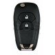 OEM Flip  Key for Chevrolet Buttons:2 / Frequency:433MHz / Transponder:HITAG2/PCF7937 / Blade signature:HU100 / Immobiliser System:BCM / Part No: GM: 13530734