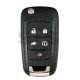 OEM Flip Key for Chevrolet VOLT 2011-2015 Buttons:4+1 / Frequency:433MHz / Transponder:PCF7952E/NCF297/HITAG2  / Part No:GM22923868 / Keyless go