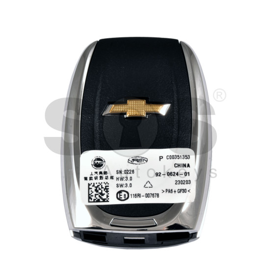 OEM Smart Key for Chevrolet  /Buttons:2  / Transponder: PCF7952/HITAG 3 /  / Keyless Go