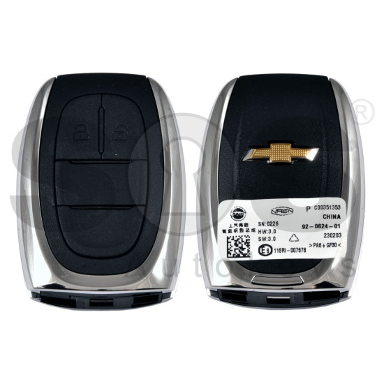 OEM Smart Key for Chevrolet  /Buttons:2  / Transponder: PCF7952/HITAG 3 /  / Keyless Go