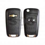 OEM  Flip Key for Chevrolet Cruze Buttons:2 / Frequency:433MHz / Transponder:PCF 7937 / Blade signature:HU100 / Immobiliser System:BCM / Part No:13500218