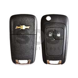 OEM  Flip Key for Chevrolet Cruze Buttons:2 / Frequency:433MHz / Transponder:PCF 7937 / Blade signature:HU100 / Immobiliser System:BCM / Part No:13500218