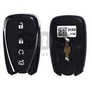 OEM Smart Key for Chevrolet Malibu Buttons:4 / Frequency:315MHz / Transponder:PCF 7937E / Blade signature:HU100 / Immobiliser System:BCM / Keyless Go (Automatic Start)