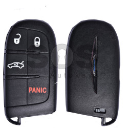 OEM Smart Key for Chrysler Buttons:3+1 / Frequency:434MHz / Transponder:HITAG AES / Blade signature:CY24/SIP22 / Keyless Go