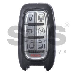 OEM Smart Key for Chrysler Buttons:6+1P / Frequency: 434MHz / Transponder: HITAG 128-bit / AES / UNLOCKED (Automatic Start)
