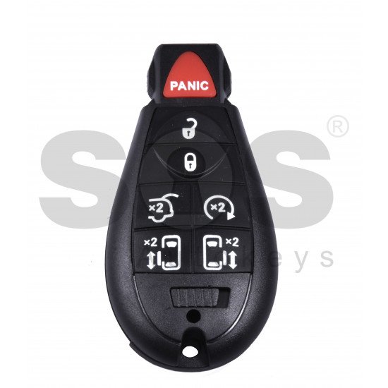 Smart  Key for Jeep/Chrysler/Dodge Buttons:6+1 / Frequency: 433MHz / Transponder: PCF7941 / Blade signature: CY24