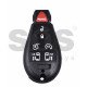 Smart  Key for Jeep/Chrysler/Dodge Buttons:6+1 / Frequency: 433MHz / Transponder: PCF7941 / Blade signature: CY24