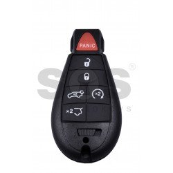 Smart  Key for Jeep/Chrysler/Dodge Buttons:5+1 / Frequency: 433MHz / Transponder: PCF7941 / Blade signature: CY24