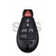 Smart  Key for Jeep/Chrysler/Dodge Buttons:5+1 / Frequency: 433MHz / Transponder: PCF7941 / Blade signature: CY24