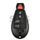 Smart  Key for Jeep/Chrysler/Dodge Buttons:4+1P / Frequency: 433MHz / Transponder: PCF7945/7953 / Blade signature: CY24 / KeylessGO
