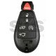 Smart  Key for Jeep/Chrysler/Dodge Buttons:5+1P / Frequency: 433MHz / Transponder: PCF7945/7953 / Blade signature: CY24 / KeylessGO / Automatic Start