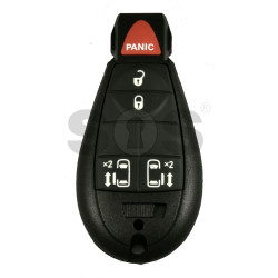 Smart  Key for Jeep/Chrysler/Dodge Buttons:4+1P / Frequency: 433MHz / Transponder: PCF7945/7953 / Blade signature: CY24 / KeylessGO / 