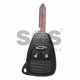 OEM Regular Key for Dodge Buttons:3 / Frequency:433MHz / Transponder:PCF 7941 / Blade signature:CY24 / Part. No: 05026580AG / 05179515AB