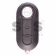 OEM Flip Key for Chrysler Ypsilon Buttons:3 / Frequency:434MHz / Transponder:PCF 7946 / Immobiliser System:BCM
