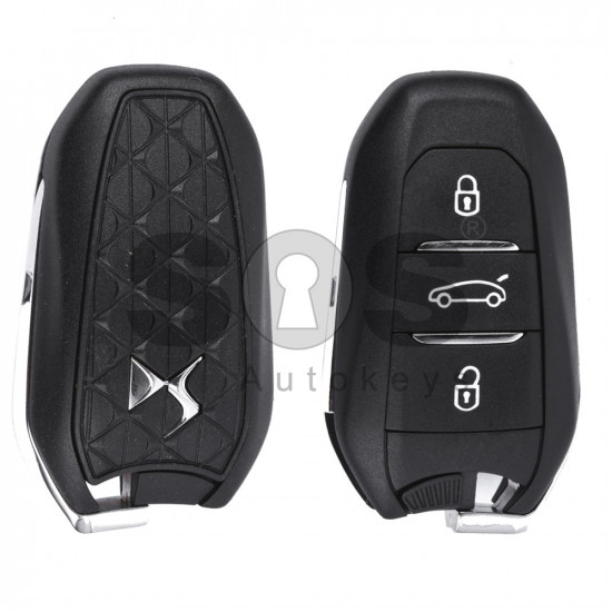 OEM Smart Key for Citroen DS4/DS5 2012+ Buttons:3 / Frequency:434 MHz / Transponder:PCF 7945/7953 / Blade signature:VA2 / Immobiliser System:BCM / Part No: 98004801 ZD / Keyless GO