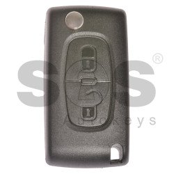 Flip Key for Citroen/Peugeot C5 Buttons:2 / Frequency:433MHz / Transponder:PCF7961/HITAG 2/ID 46 / Blade signature:VA2 / Immobiliser System:BCM / Part No:170 020 4BJ 39