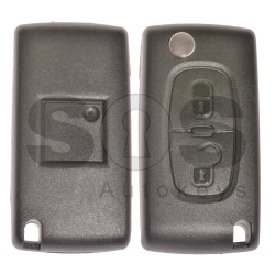 Flip Key for Citroen/Peugeot C5 Buttons:2 / Frequency:433MHz / Transponder:PCF7961/HITAG 2/ID 46 / Blade signature:VA2 / Immobiliser System:BCM / Part No:170 020 4BJ 39