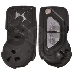 OEM Flip Key for Citroen DS3 Buttons:2 / Frequency:434 MHz / Transponder: HITAG2/ ID46 / PCF7941 / Blade signature:VA2 / Immobiliser System:Delphi / Part No.: 6490FP