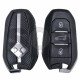 OEM Smart Key for Citroen DS 7 Buttons:3 / Frequency: 434 MHz / Transponder: HITAG AES / FCCID: IM3A / Blade signature: VA2 / Part No:  9834123180 /98 341 23 180 / Keyless GO / Silver