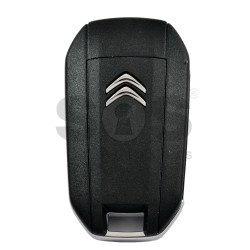 OEM Flip Key for Citroen Buttons:3 / Frequency:434 MHz / Transponder:HITAG AES / Blade signature:HU 83 / Part No : 98 098 210 77/9809821077/1617021580