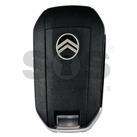 Flip Key for Citroen Buttons:3 / Frequency:434 MHz / Transponder: NCF296A/HITAG AES / Part No : 98 537 139 80 