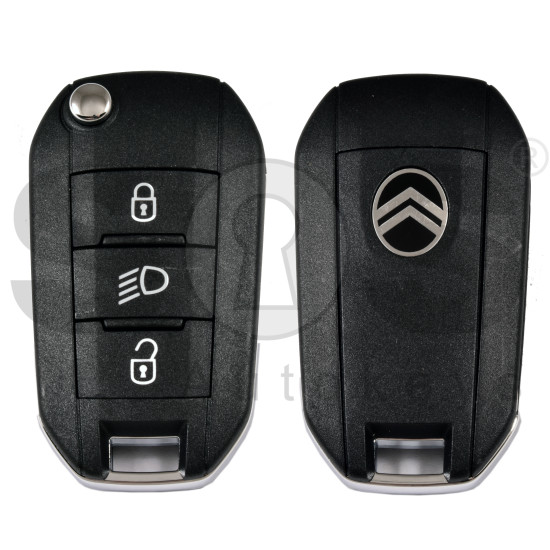 Flip Key for Citroen Buttons:3 / Frequency:434 MHz / Transponder: NCF296/HITAG AES / Part No :  98 115 548 80/9811554880