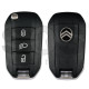Flip Key for Citroen Buttons:3 / Frequency:434 MHz / Transponder: NCF296/HITAG AES / Part No :  98 115 548 80/9811554880