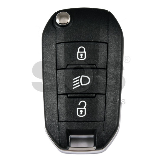 Flip Key for Citroen Buttons:3 / Frequency:434 MHz / Transponder: NCF296/HITAG AES / Part No :  98 115 548 80/9811554880