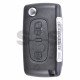 OEM Flip Key for Citroen Buttons:2 / Frequency:433MHz / Transponder:PCF 7941 A / Blade signature:VA2 / Immobiliser System:BCM / Part No:724217
