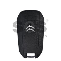 OEM Flip Key for Citroen C4 Cactus 2014+ Buttons:3 / Frequency:434 MHz / Transponder:PCF 7941 / Blade signature:HU 83 / Immobiliser System:BCM / Part No:1612121480/1612121380