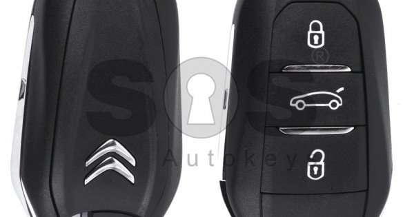 OEM Smart Key for Citroen C4/C5/Picasso Buttons:3 / Frequency:434 MHz ...